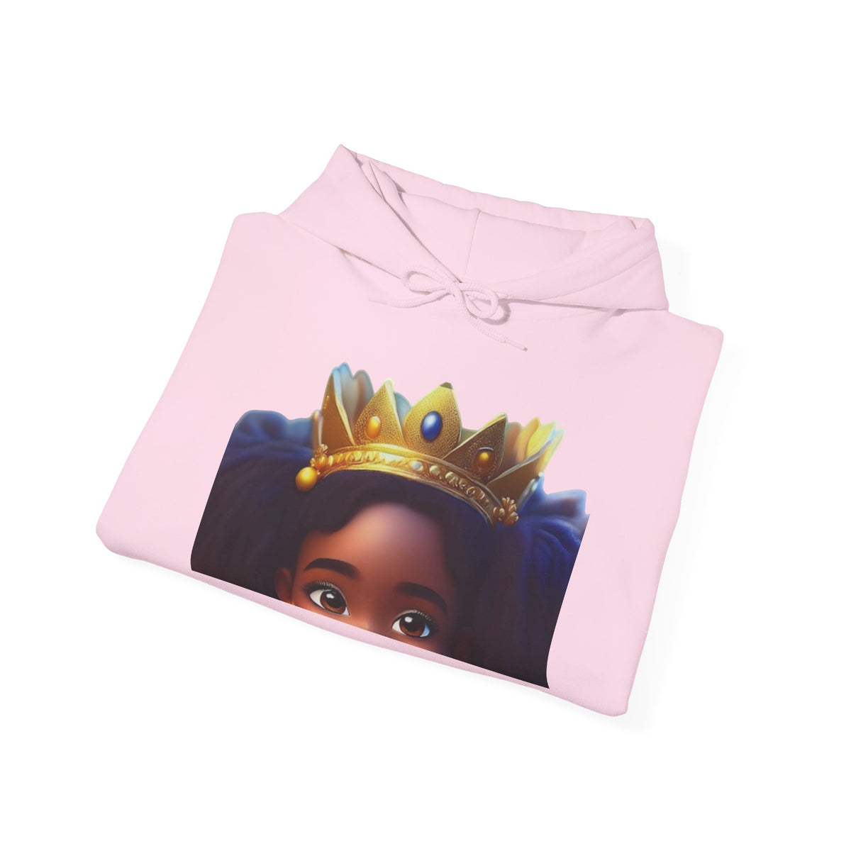 Crowned Girl Hoodie - Black Girl Magic Royalty Sweatshirt