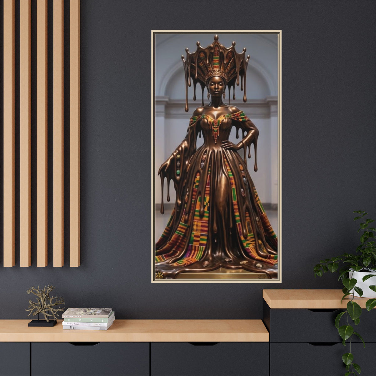 Matte Canvas, Framed (Multi-color)