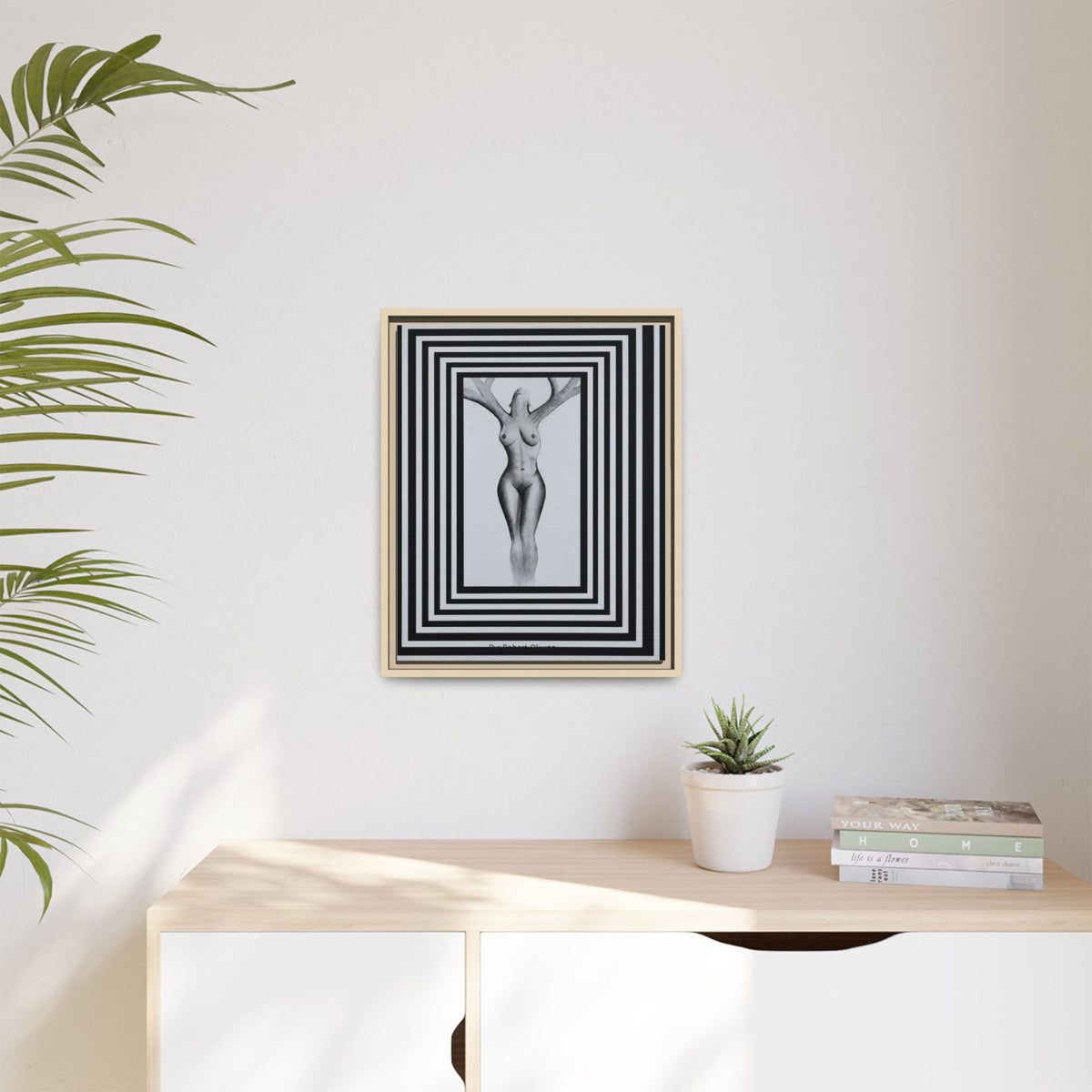 Matte Canvas, Framed (Multi-color)